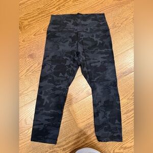 Lululemon Align Cropped Camo Leggings
